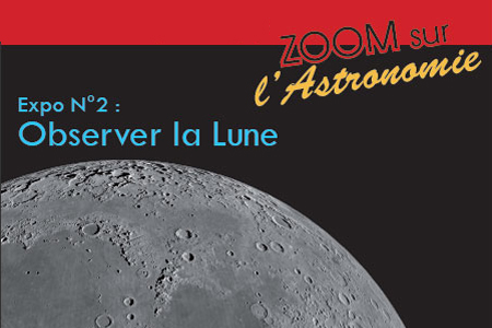 affiche expo obsever la Lune